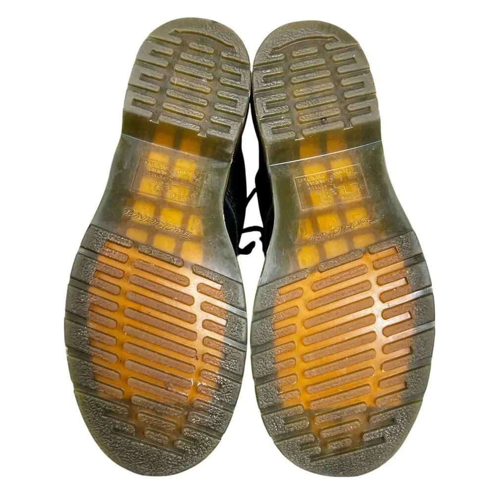 Dr. Martens Women's Pascal Black Leather Combat Boot Size US 8 - Picture 8 of 10